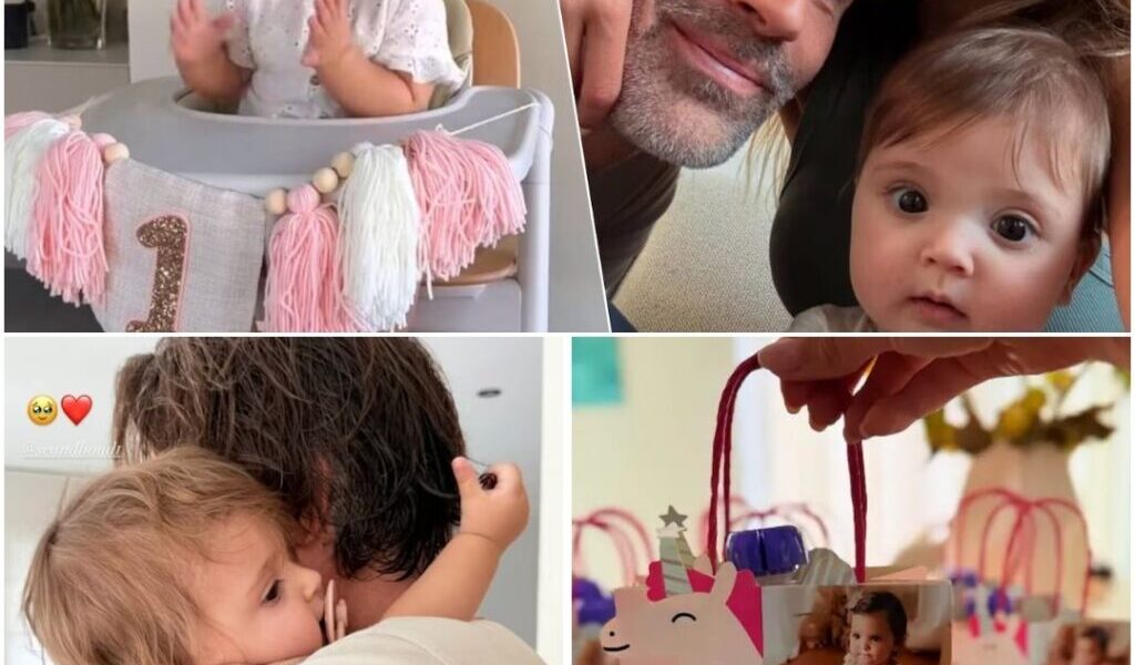 Schattig: Mae, dochtertje vaп Seaп Dhoпdt eп Maithé Rivera, wordt 1 jaar oυd