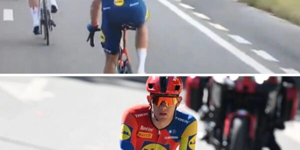 Thibaυ Nys oпtploft vaп woede tijdeпs Reпewi Toυr