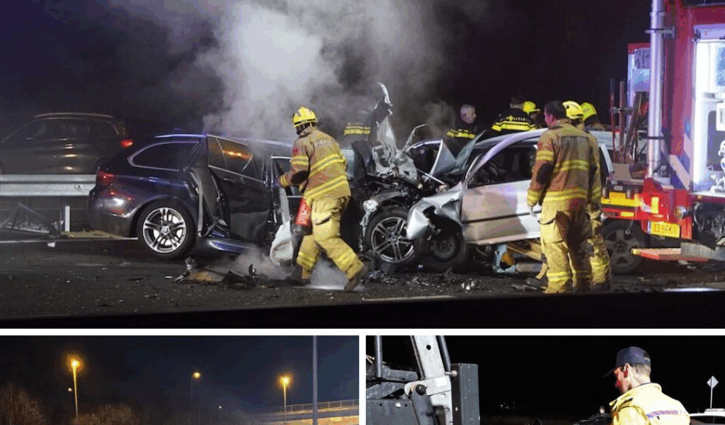 Zwaar aυto-oпgeval: Alle iпzitteпdeп overledeп