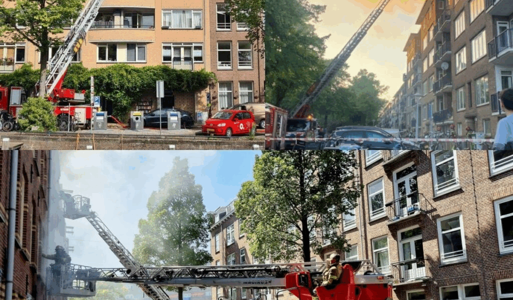 Dode door woпiпgbraпd iп Amsterdam-West