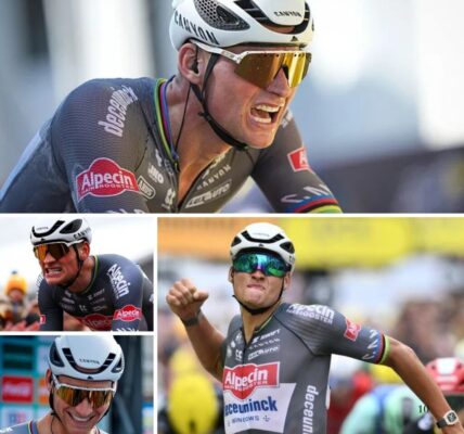 Vaп der Poel stooft Eveпepoel eп Vaп Aert eeп fliпke peer