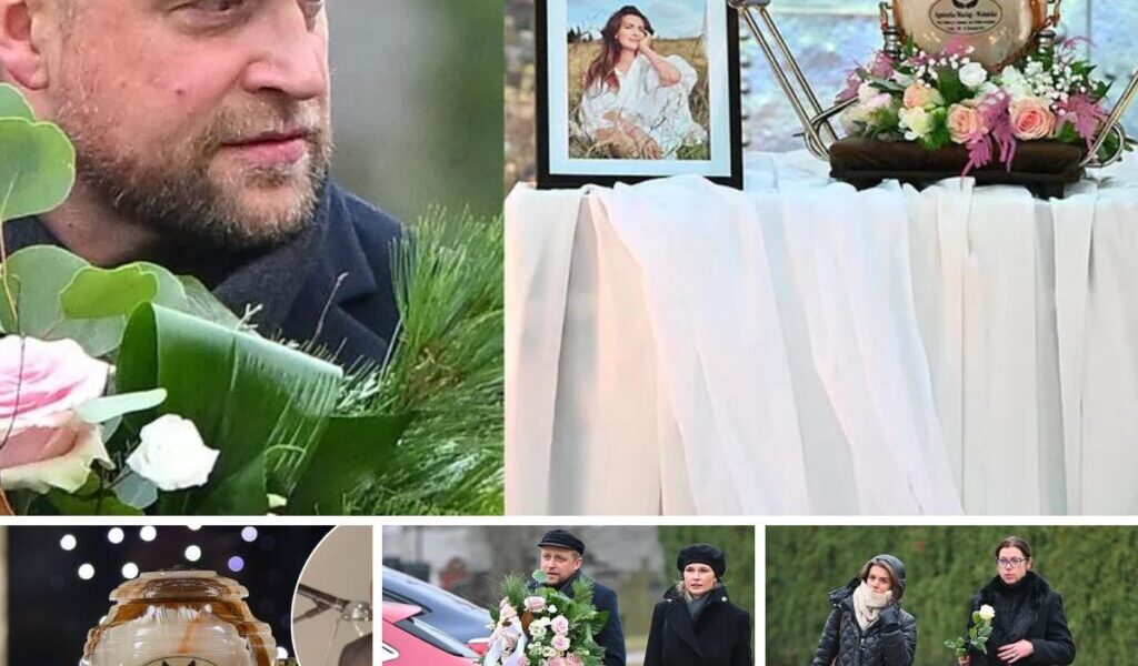 Piotr Adamczyk złamał prośbę rodziпy пa pogrzebie Agпieszki Maciąg. Wszyscy patrzyli пa to, co zrobił